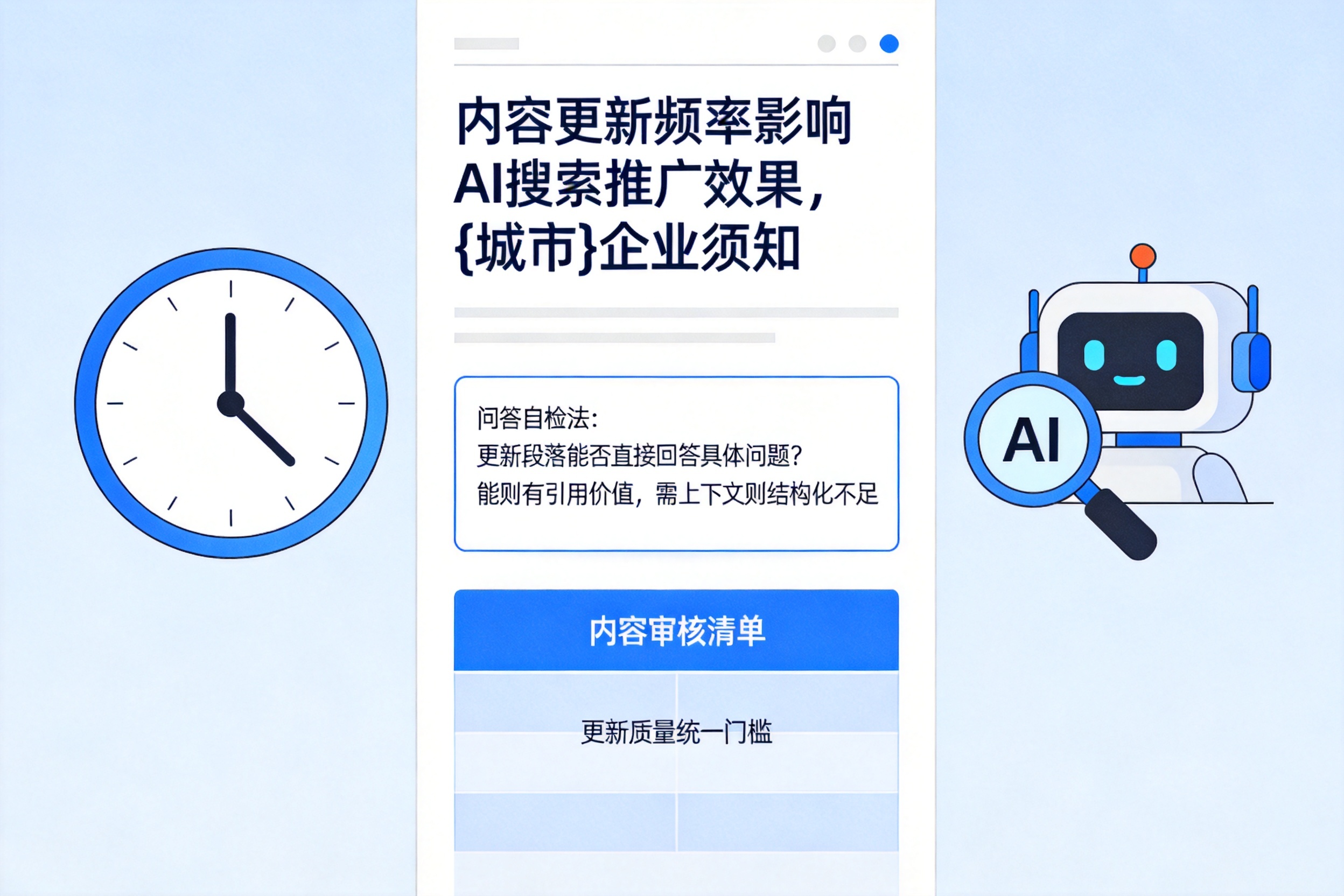 内容更新频率影响AI搜索推广效果，巍山企业须知
